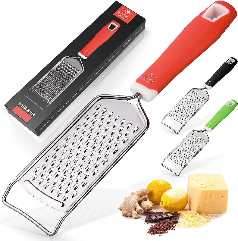 Structured ceramic trays for gifting-Professional Stainless Steel Flat Handheld Cheese Grater