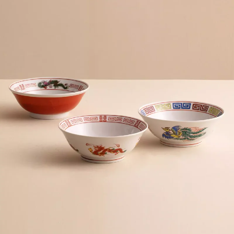 Durable bamboo trays for serving-Mino Ware Handcrafted Sekiryu Ramen Bowl Series