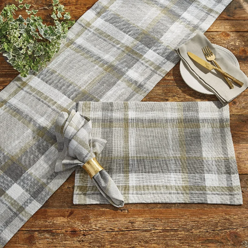 Trendy ombre glass platters-Bennet Plaid Napkin Set Of 4 Park Designs