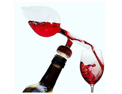 High-quality porcelain tumblers-The Wine Savant Wine Aerator And Decanter, Wine Aerator on the bottle Aerator for Wine