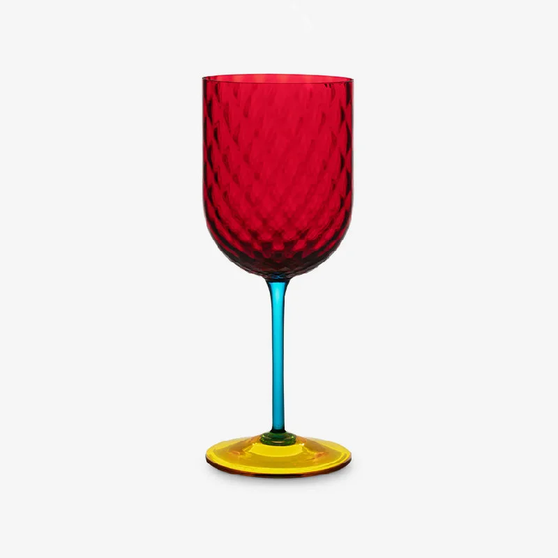 Affordable ceramic mugs for daily use-Dolce & Gabbana Casa | Carretto Murano Red Wine Glass