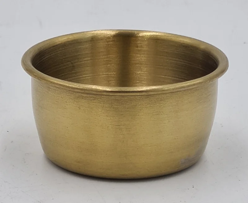 BPA-free plastic bowls for outdoors-2.5"x1.25"MINI S/S BOWL-GOLD