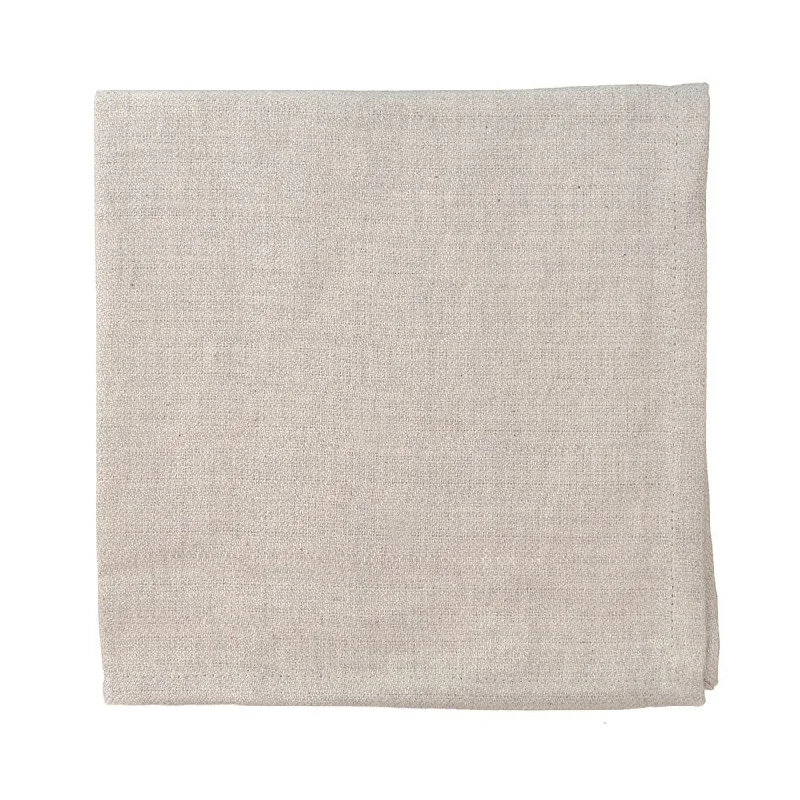 Casual glass platters for daily use-Herringbone Napkin Beige 45x45cm