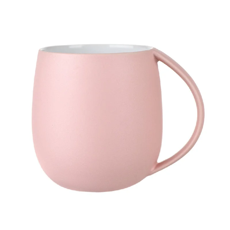 Designer ceramic plates for dining-Mug Matt Pink 400ml