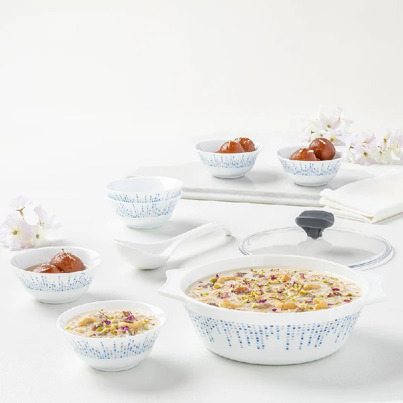 Stylish bamboo dishes for eco-lovers-Larah by Borosil Pulse Soup Set