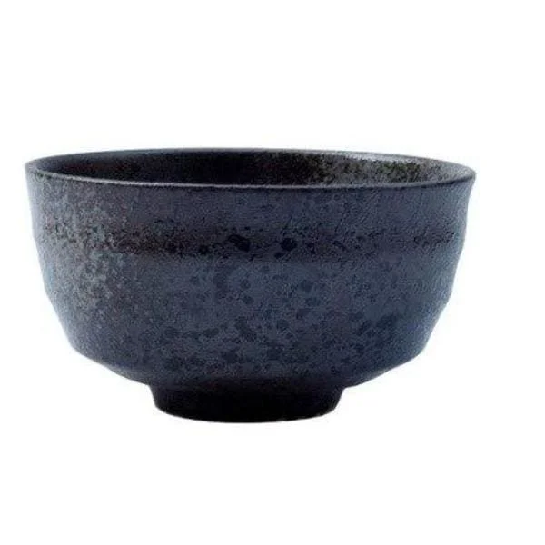 Trendy matte black dinner sets-Rice Bowl Mana