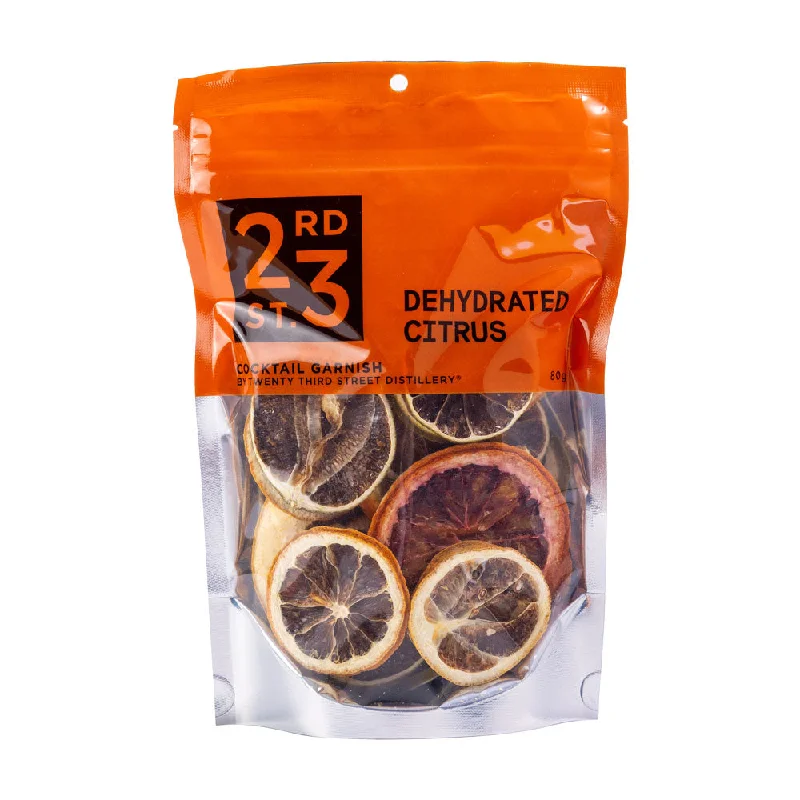 Soft-touch plastic dishes for kids-23rd Street Distillery Dehydrated Mixed Citrus 80g Pack