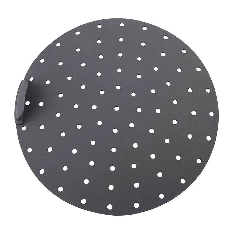 Affordable glass plates for parties-Silicone Air Fryer Liner Round Silicone 22cm