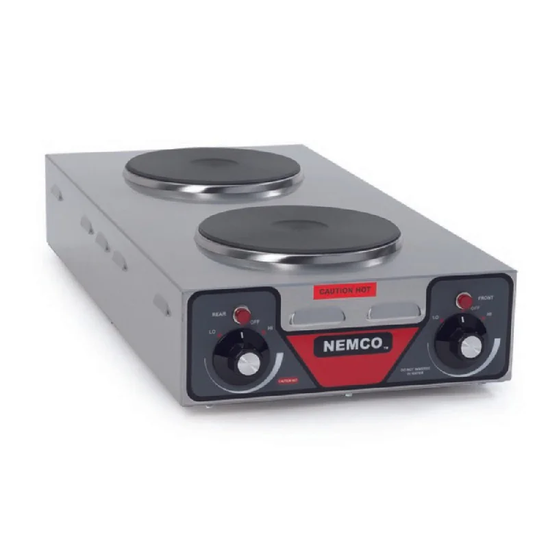 Boho-inspired glass bowls-Nemco 6310-2-240 Commercial Electric Hot Plate - 2Kw