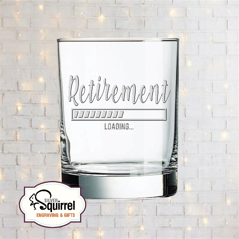 Luxury glass tumblers for water-Double Old Fashioned Glass {Retirement Loading}