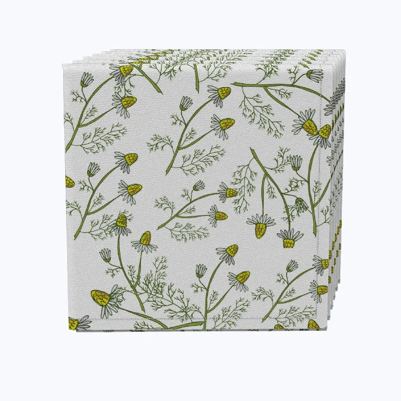 Trendy matte dinnerware sets-Natures Flowers Napkins