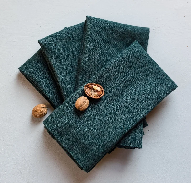 Stylish bamboo dishes for eco-lovers-Orkney Linen Napkin Set (Choose 4 or 6)