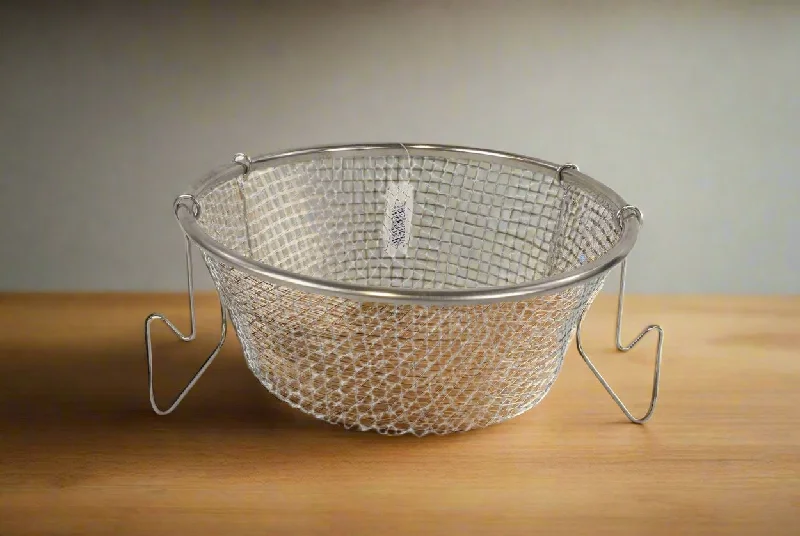 Elegant crystal glassware for events-8.5"x3.25" FRYING BASKET