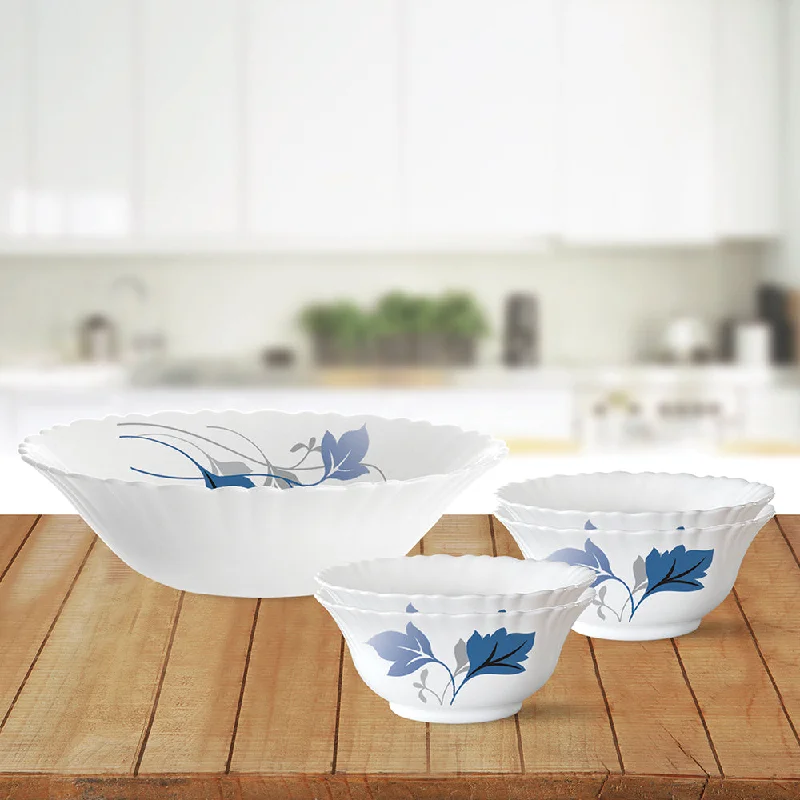 Soft-touch ceramic dishes for home-Larah by Borosil Ageria Pudding Set