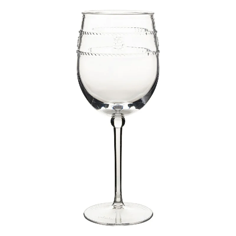 Stylish matte black tumblers-Isabella Acrylic Wine Glass