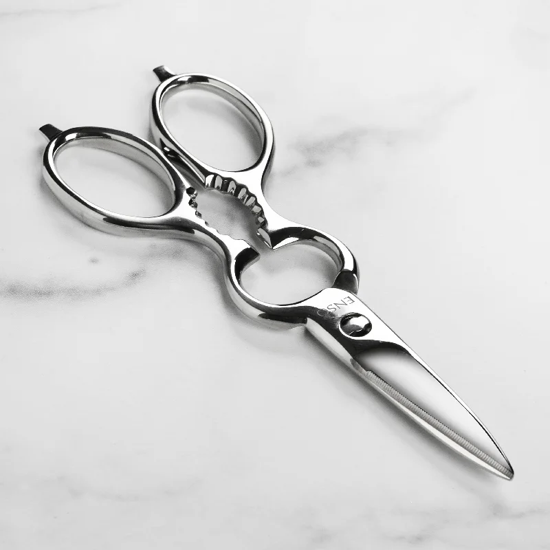 Durable serving bowls for gatherings-Enso Stainless Steel Take-Apart Kitchen Shears