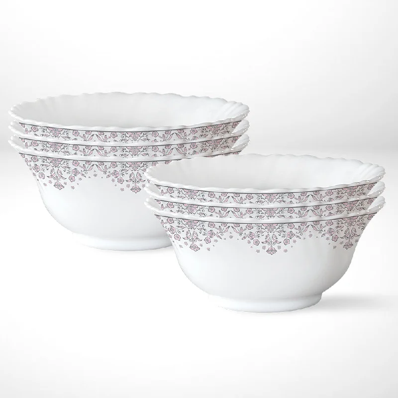 Lightweight aluminum trays for parties-Larah by Borosil Lark Soup Bowl Set