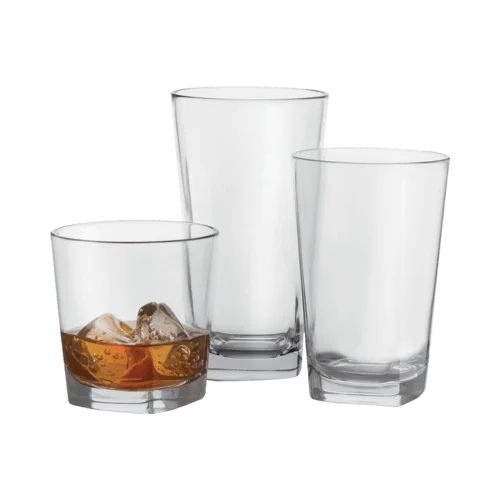 Small stainless steel tumblers-GET SW-1470-CL 9 oz Clear Plastic Rocks Glass | Denson CFE