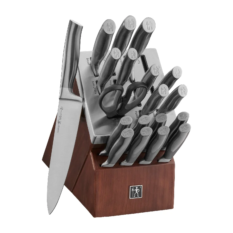 Trendy matte dinnerware sets-HENCKELS Graphite Self-Sharpening Block Set