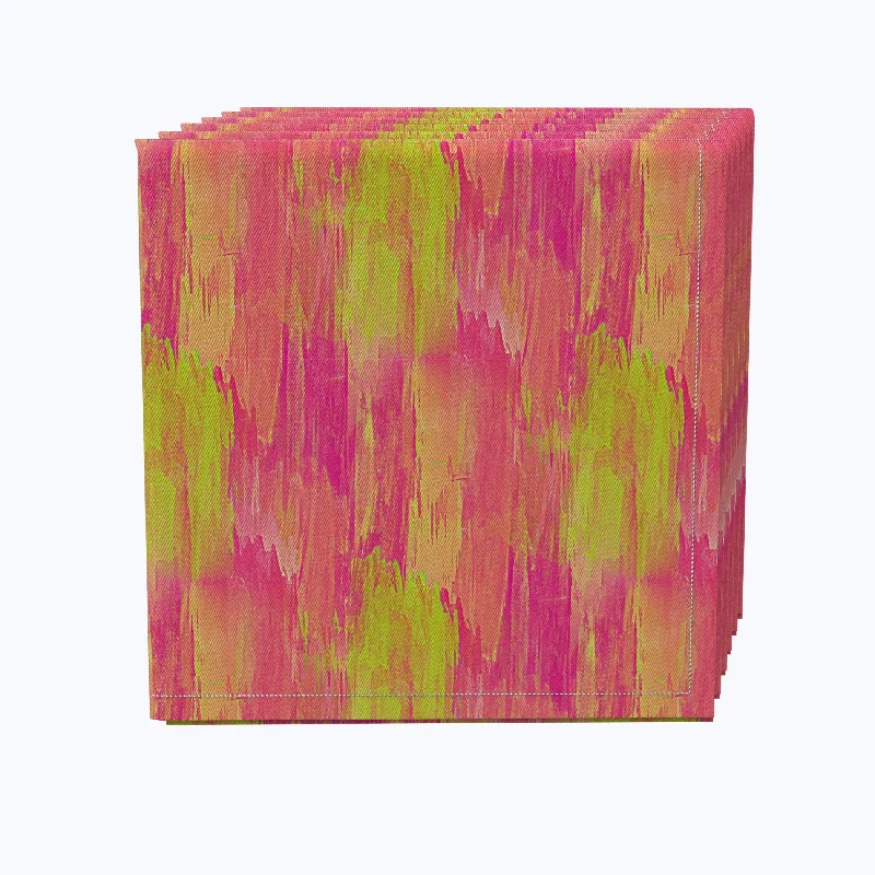 Chic ceramic platters with designs-Abstract Paint Napkins