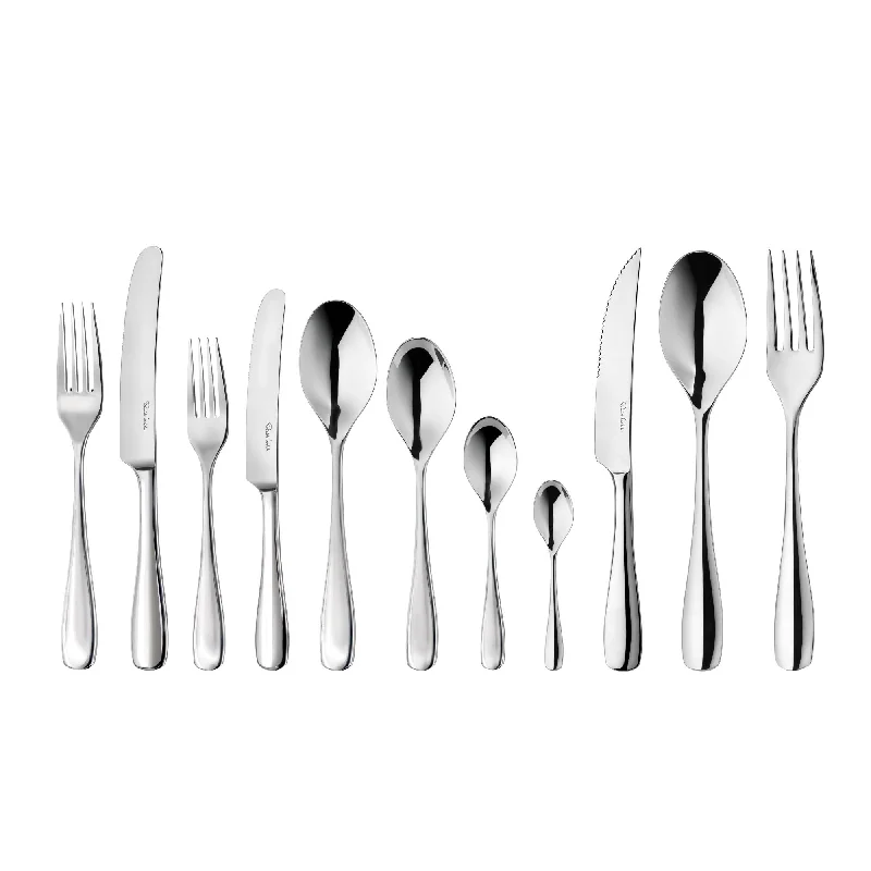 Soft plastic dishes for outdoor use-Warwick Bright Cutlery Set, 112 Piece for 12 People - Includes 28 Additional Pieces