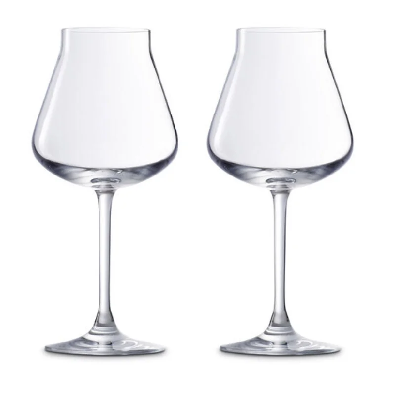 Stylish matte black tumblers-Château Baccarat White Wine Glass, Set of 2