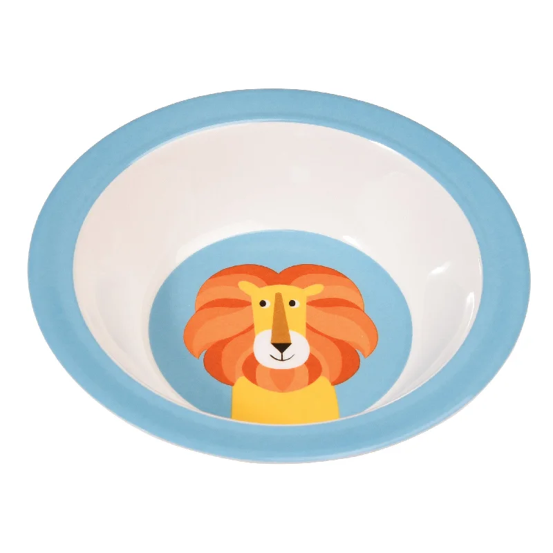 Trendy floral plates for women-Rex Lion Melamine Bowl