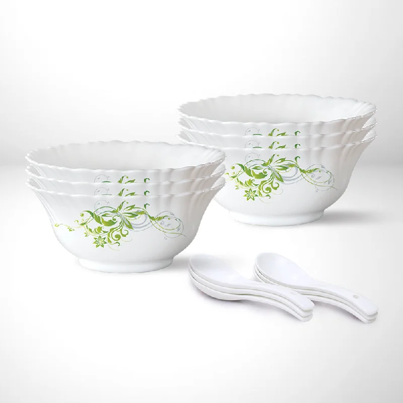 Reusable silicone trays for baking-Larah by Borosil Erba Soup Bowl Set