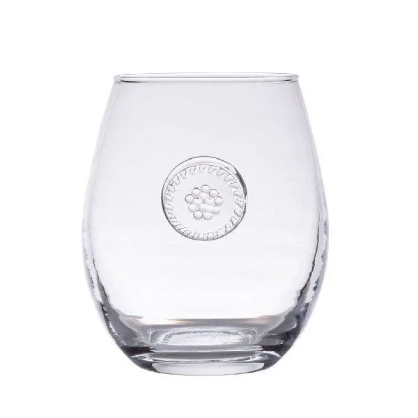 Reusable silicone cups for parties-Berry & Thread Stemless White Wine Glass