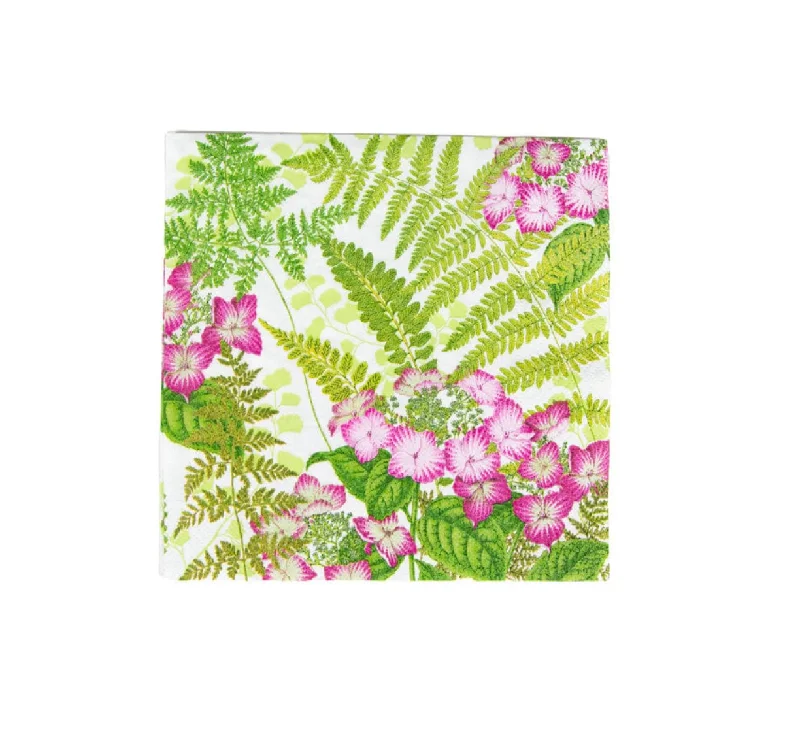 Stylish cutlery sets for modern kitchens-Fern Garden Luncheon Napkins