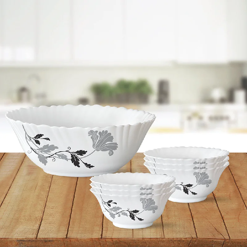 Trendy pastel dinner plates-Larah by Borosil Millenia Pudding Set