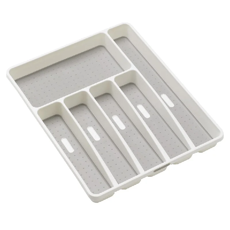 Durable bamboo trays for serving-6 Compartment Cutlery Tray