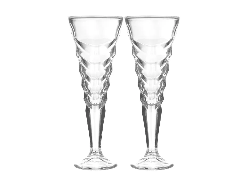 Designer coffee mugs with handles-Maxwell & Williams Cocktail & Co Mixologist Champagne Flute 180ML Set of 2 Vertex Gift Boxe