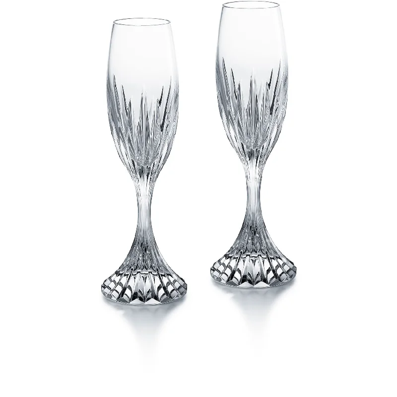 Trendy ombre glass tumblers-Masséna Champagne Flute, Set of 2