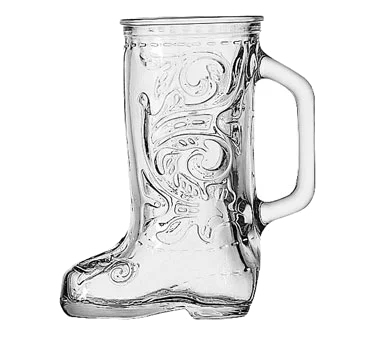 Designer ceramic tumblers for coffee-Anchor Hocking 162U Western Boot Beer Mug, 12-1/2 oz. | Denson CFE