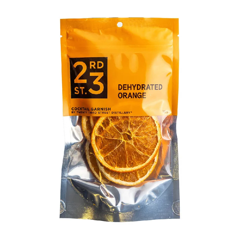 Portable serving trays for picnics-23rd Street Distillery Dehydrated Orange 25g Pack