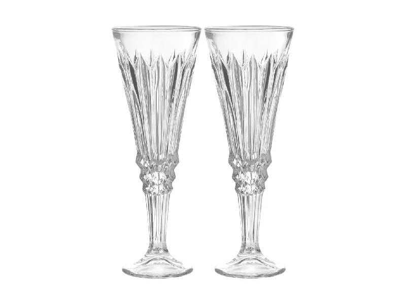 Mini espresso cups for home-Maxwell & Williams Cocktail & Co Mixologist Champagne Flute 180ML Set of 2 Karat Gift Boxed