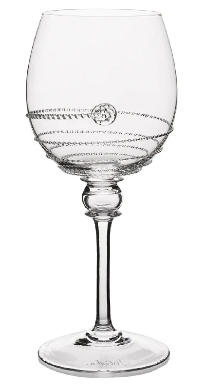 BPA-free plastic tumblers for outdoors-Juliska Amalia Full Body White Wine Glass