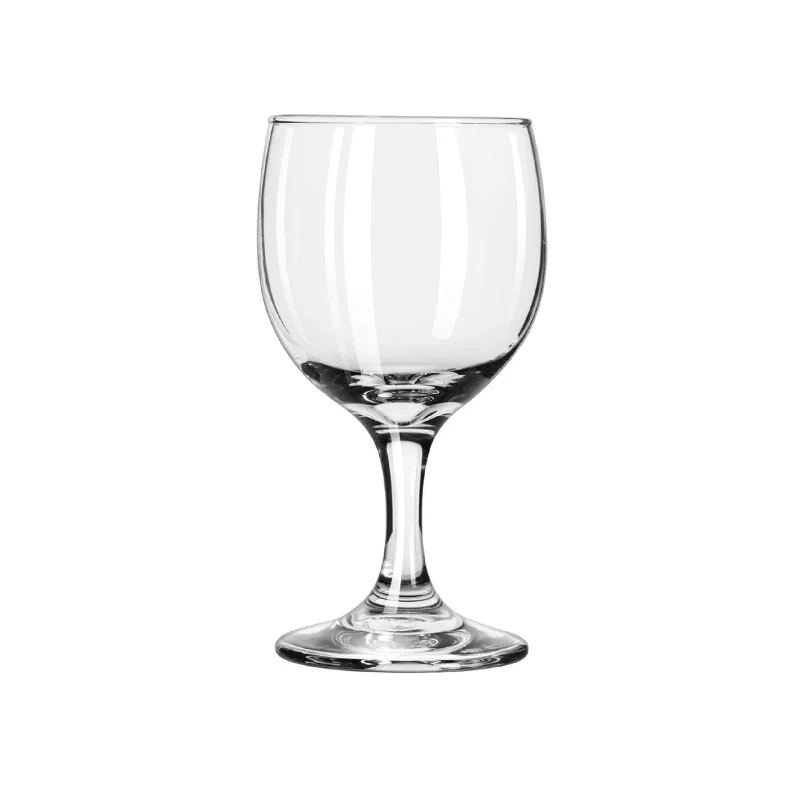 Affordable plastic tumblers for parties-Libbey Wine Round Bowl Embassy 8½ oz, Set of 12