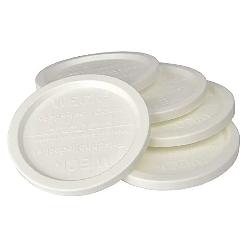 Designer dinnerware for formal events-Weck Plastic Lids 6cm Set/5