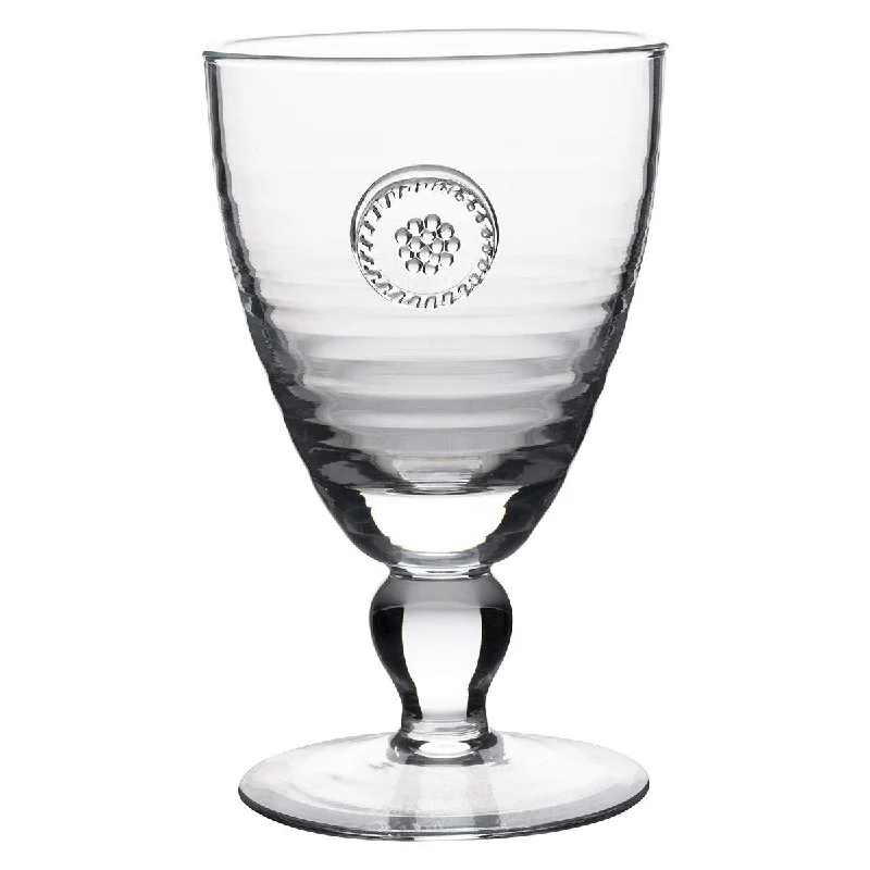 BPA-free plastic tumblers for outdoors-Berry and Thread Footed Goblet