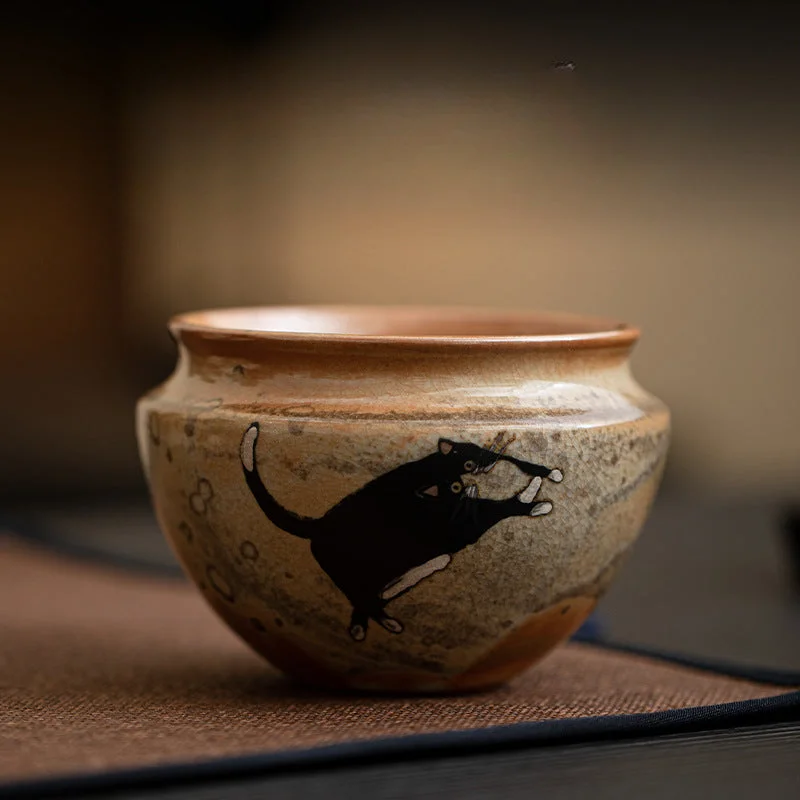 Hand painted Cat Bowl