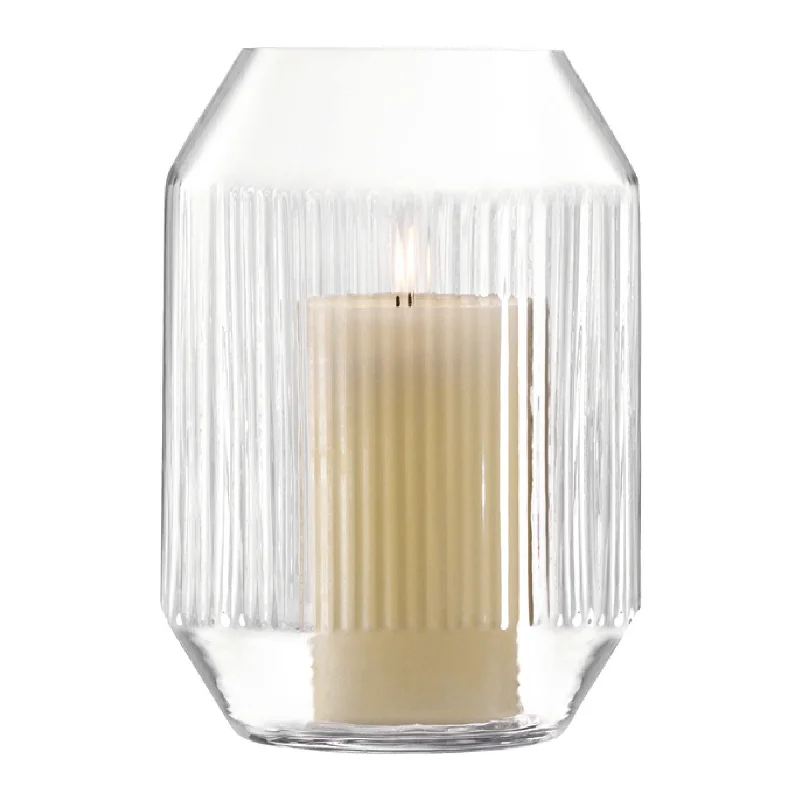 Vintage-inspired metal decor-Rotunda Lantern/Vase | Clear