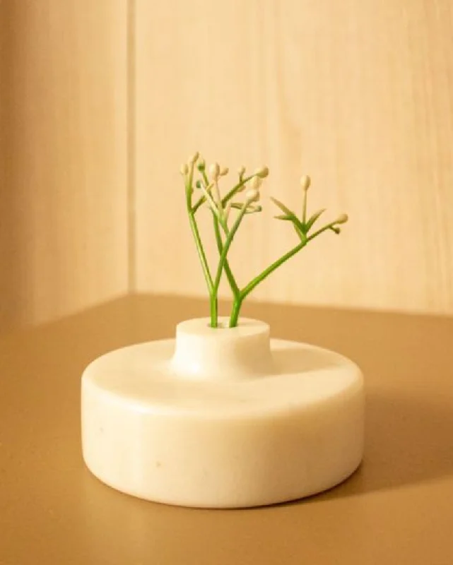 Small glass planters for succulents-Mini Cylinder Marble Vase