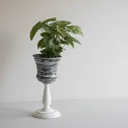 Designer mini sculptures for desks-Ramona Planter