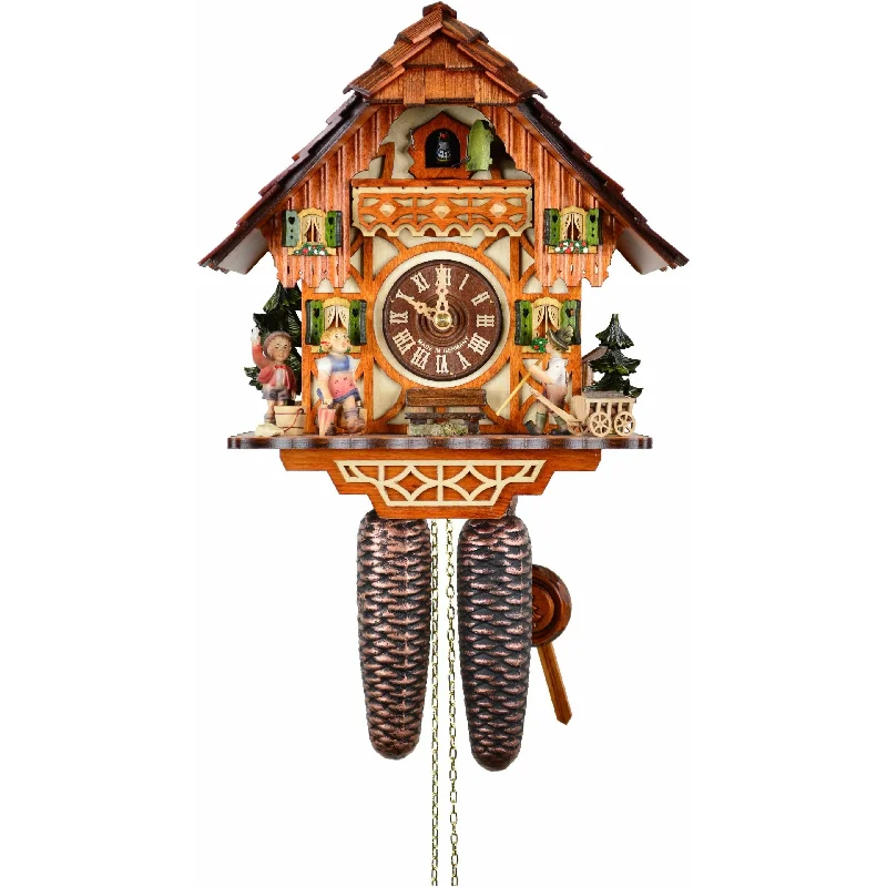 High-quality ceramic vases for plants-August Schwer Chalet-Style Cuckoo Clock - 2.0328.01.C - Made in Germany