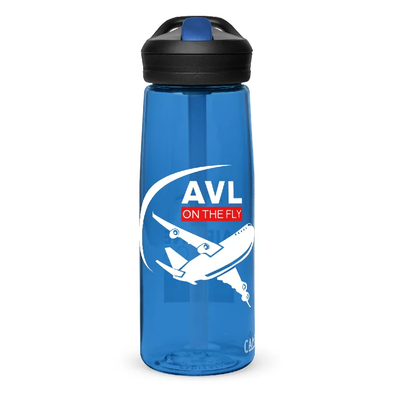 Soft-touch insulated cups for kids-AVL ON THE FLY (BLUE) Sports water bottle