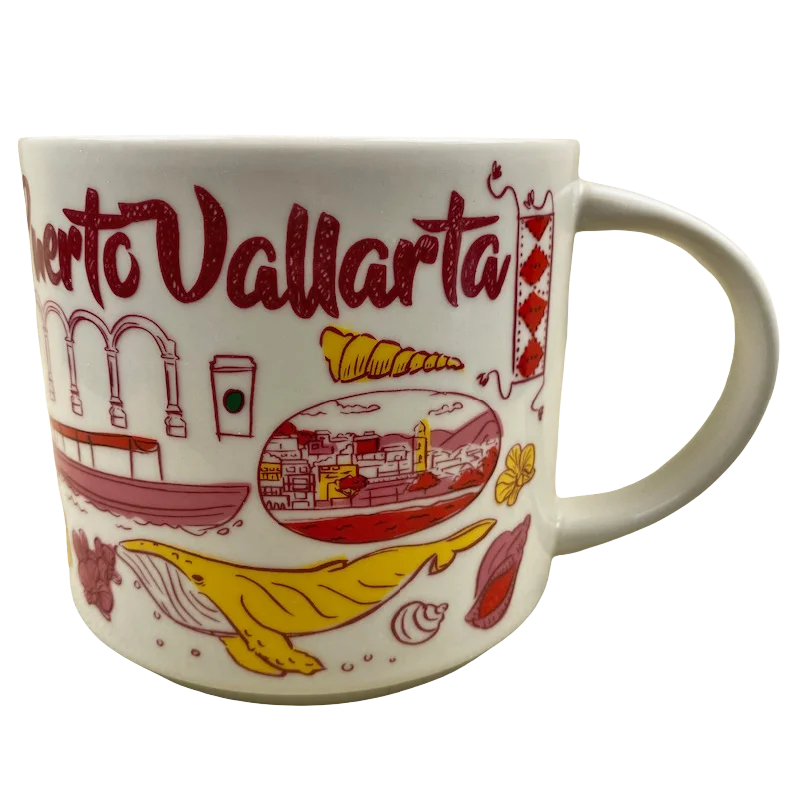 Durable plastic cups for kids-Been There Series Across The Globe Collection Puerto Vallarta 14oz Mug 2019 Starbucks