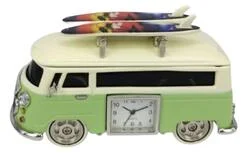 Designer ceiling lights with crystals-C3159GR - Green Camper Van Miniature Clock