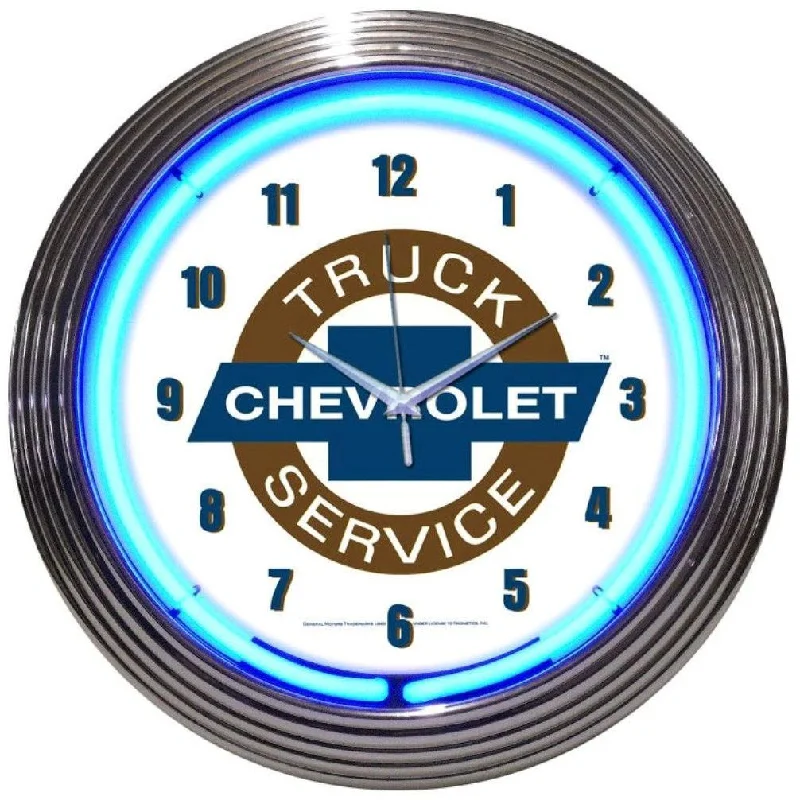 High-quality marble candle holders-Chevy Truck Neon Clock